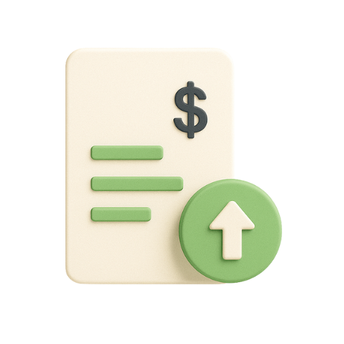 ícone controle financeiro